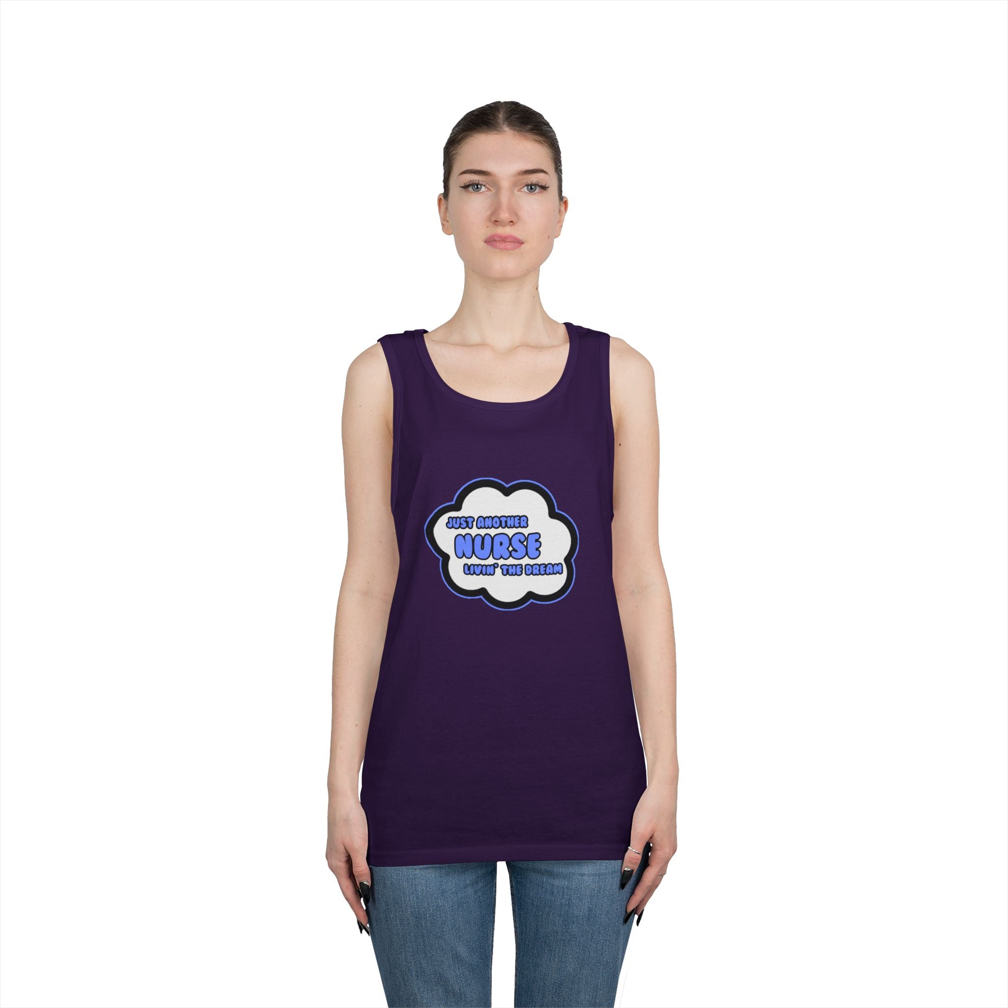 Nurse .. Livin' The Dream - Unisex Heavy Cotton Tank Top