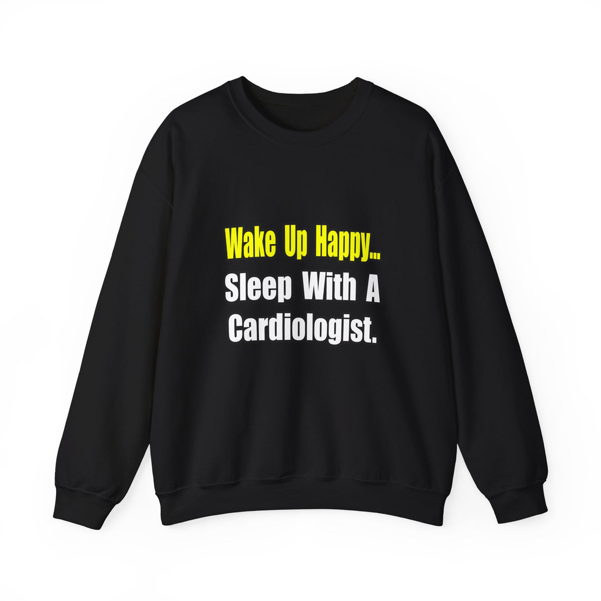 Sleep With a Cardiologist - Unisex Heavy Blend™ Crewneck Sweatshirt