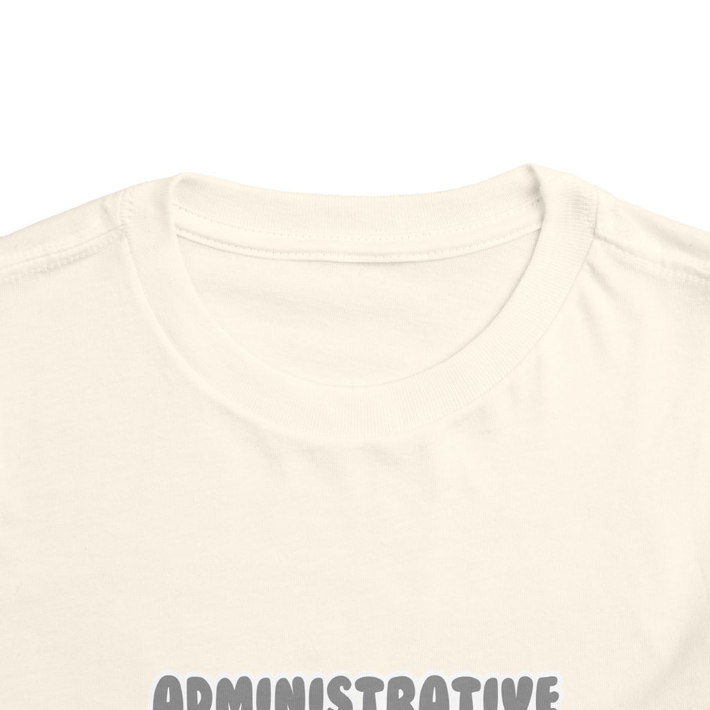 Administrative Asst ... Will Work For Ice Cream - Toddler Short Sleeve Tee