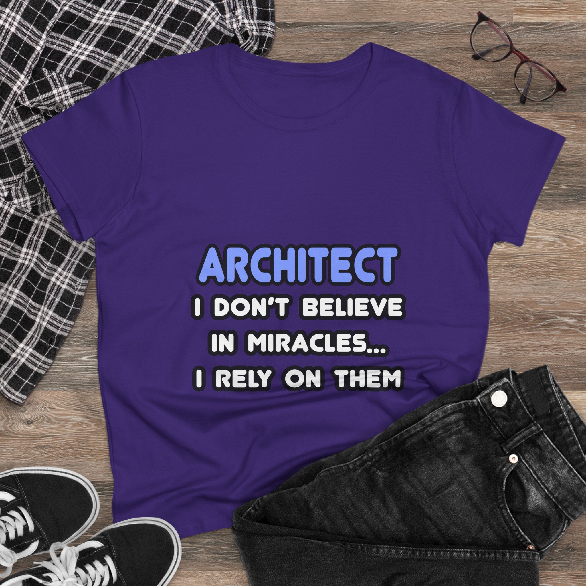 Miracles and Architects - Women's Midweight Cotton Tee