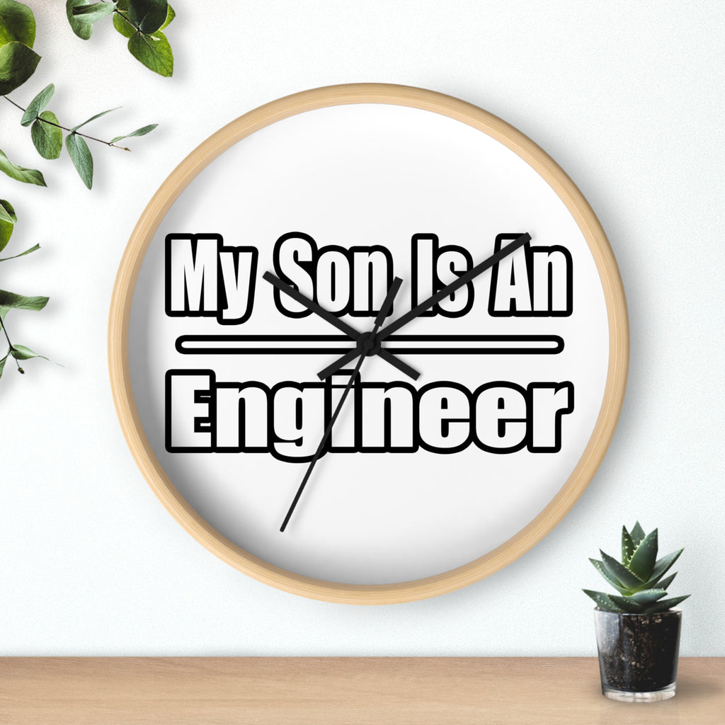 My Son Engineer - Wall Clock