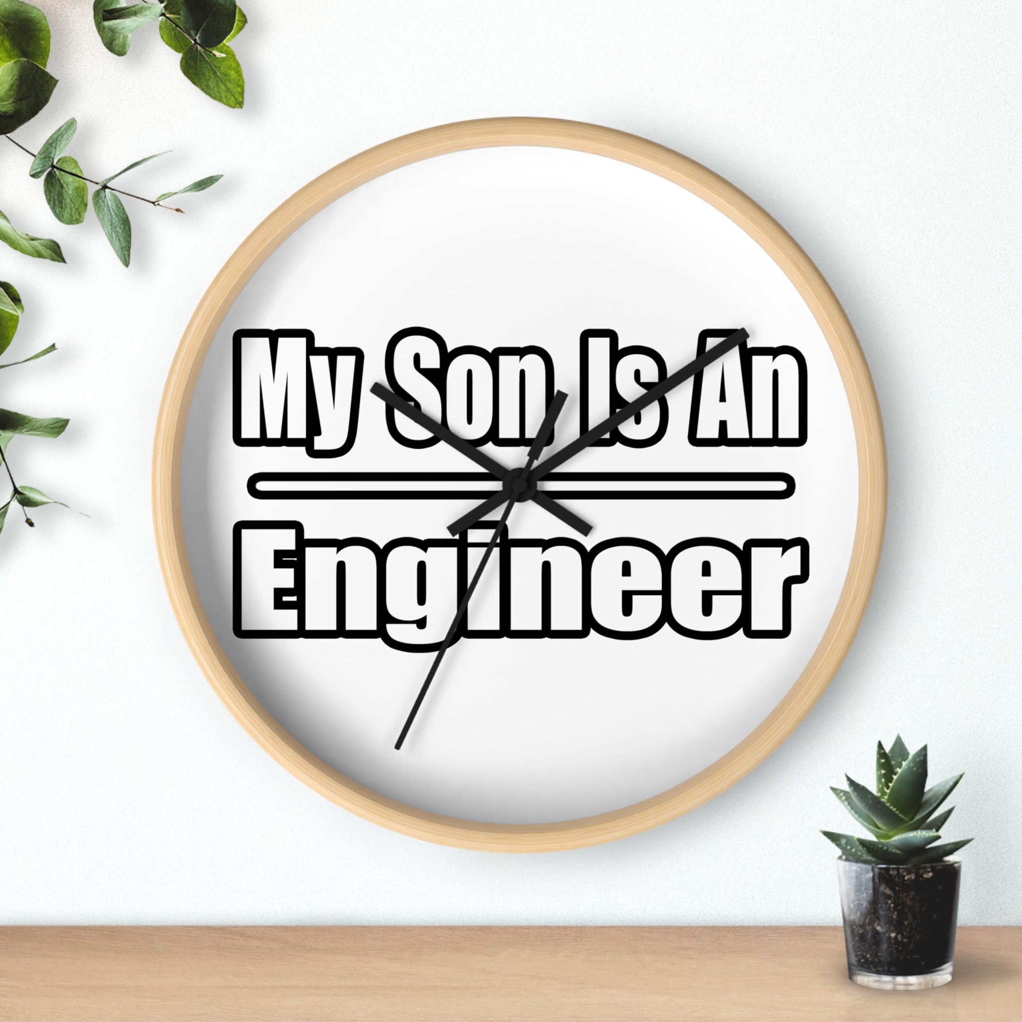 My Son Engineer - Wall Clock