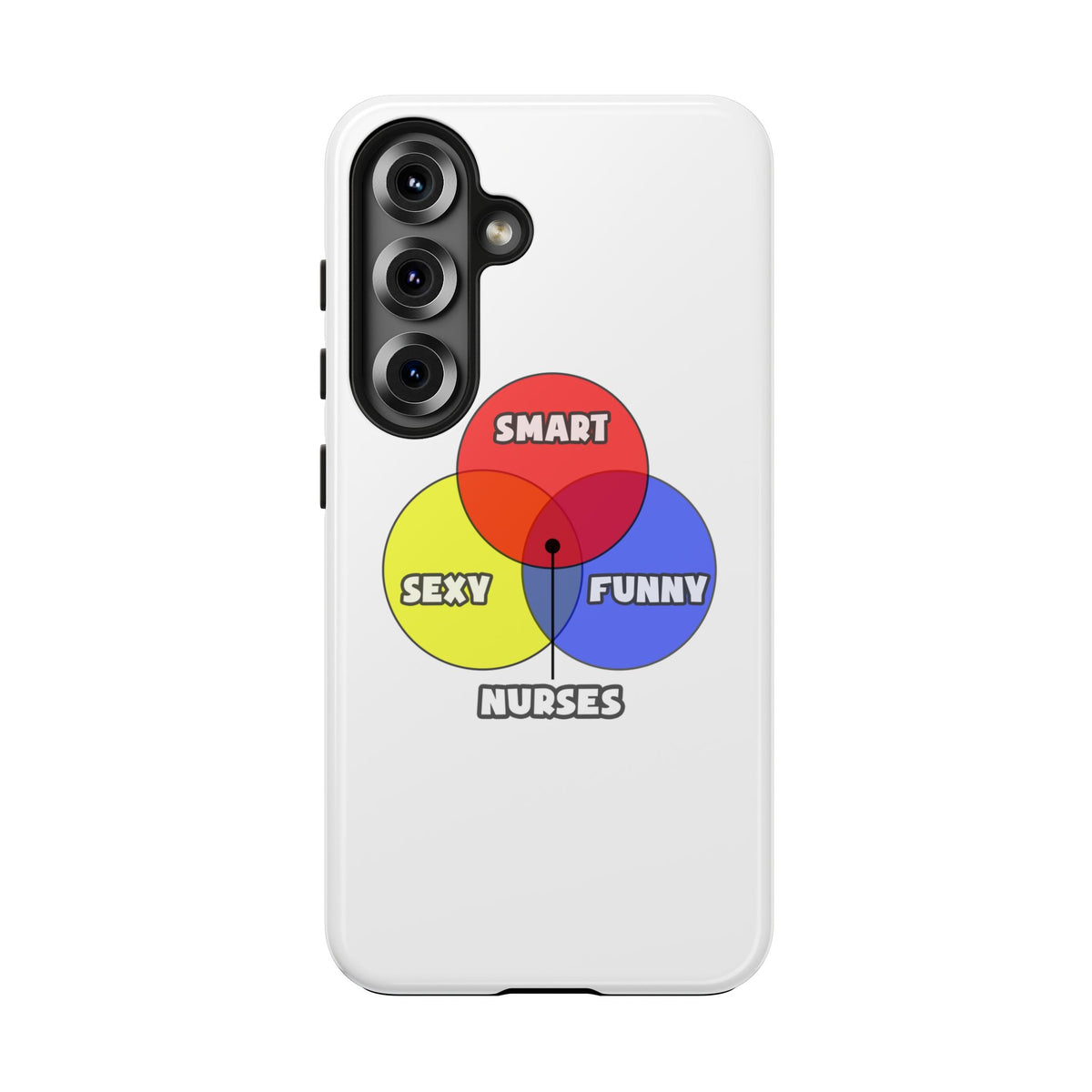 Venn Diagram .. Nurses - Tough Phone Cases