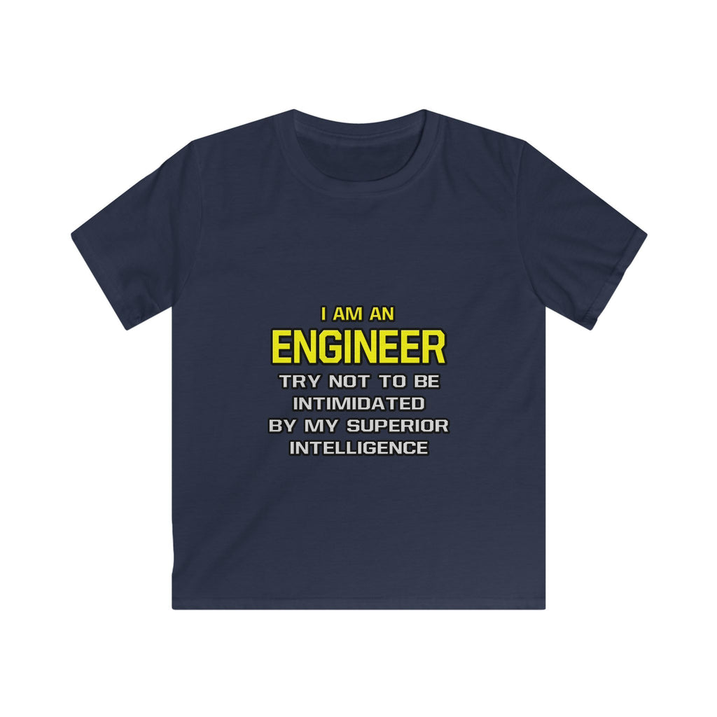 Engineer...Superior Intelligence - Kids Softstyle Tee