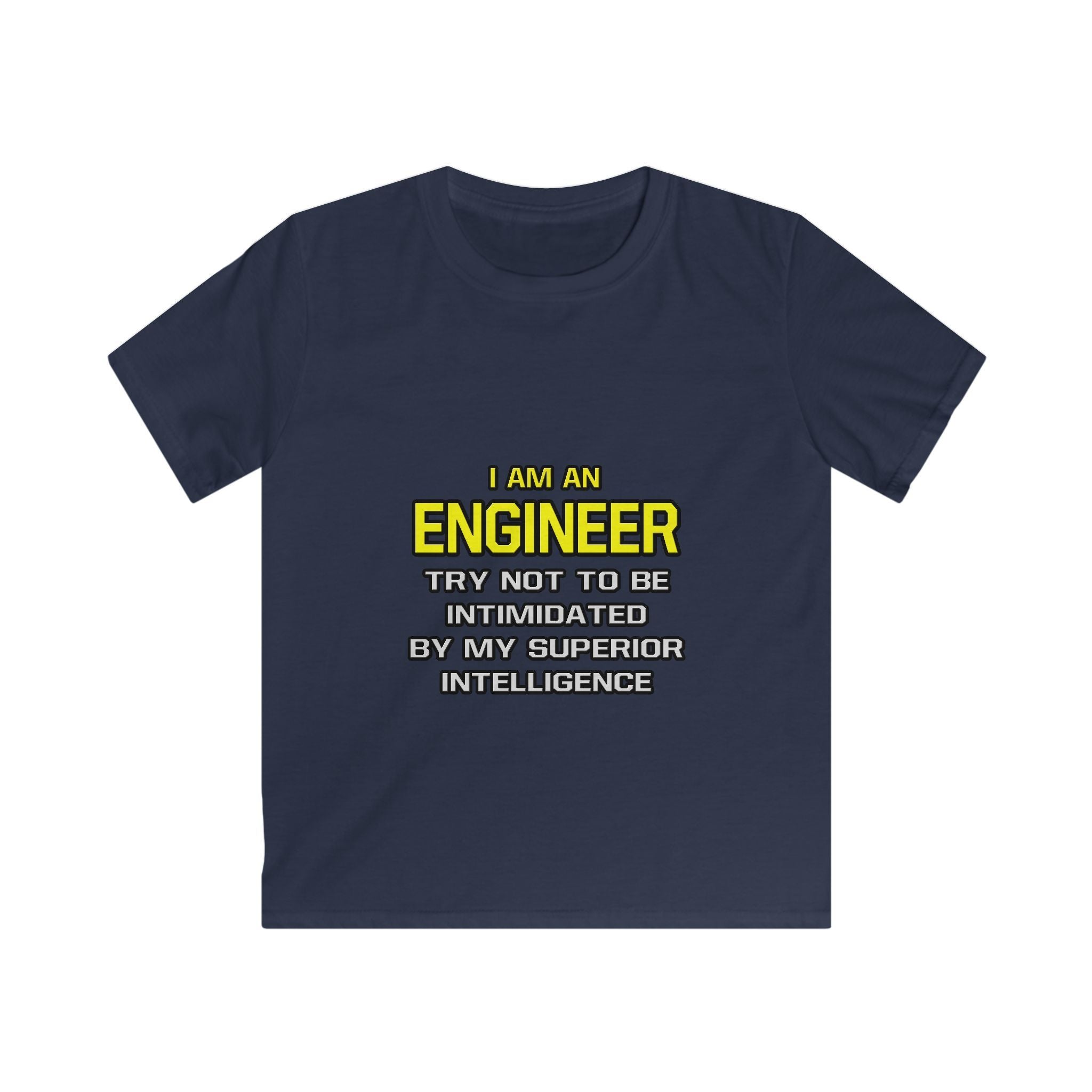 Engineer...Superior Intelligence - Kids Softstyle Tee