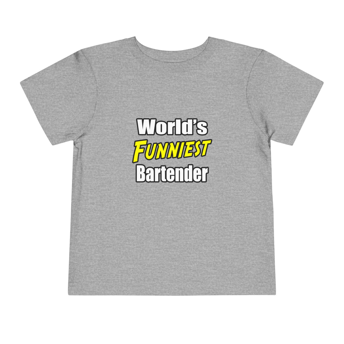 World's Funniest Bartender - Toddler Short Sleeve Tee