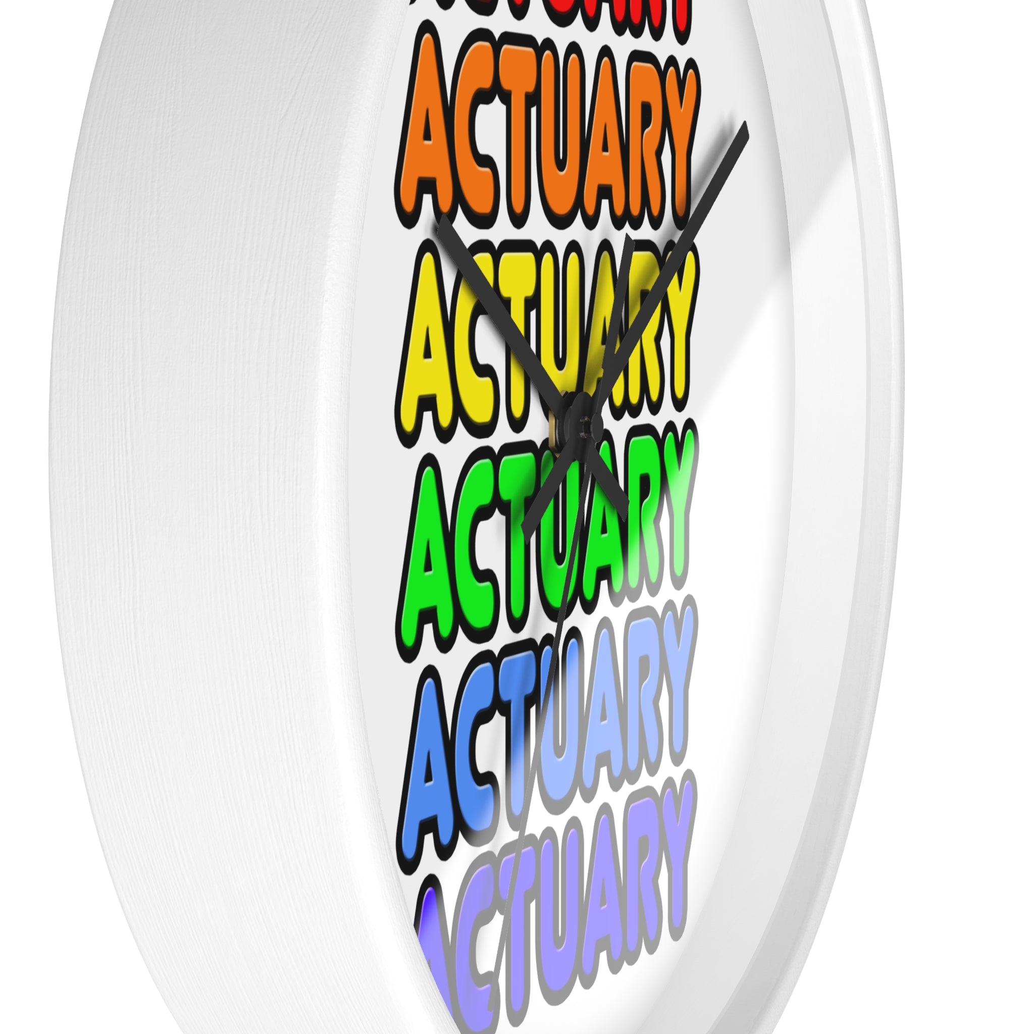Rainbow Actuary - Wall Clock