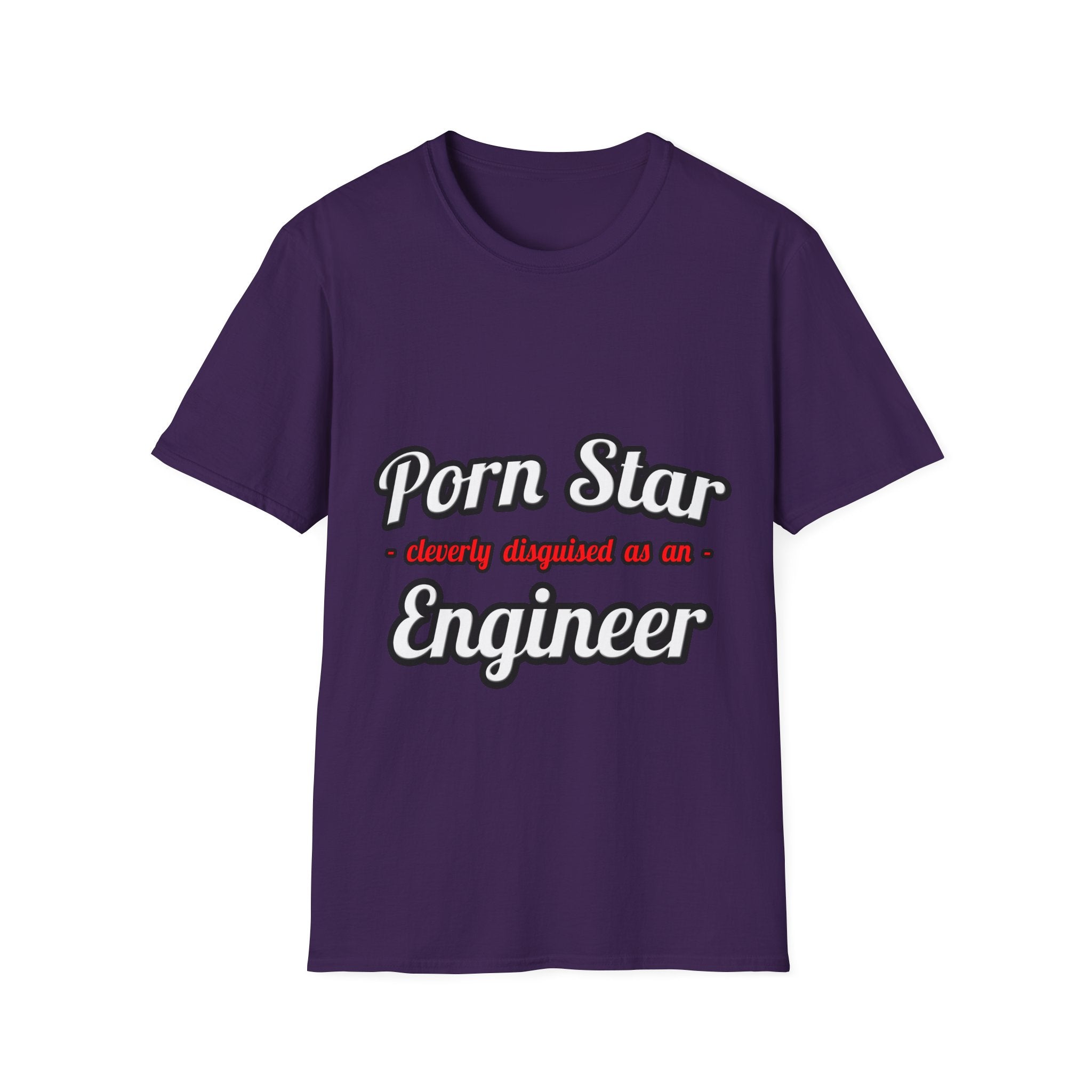Porn Star...Engineer - Unisex Softstyle T-Shirt