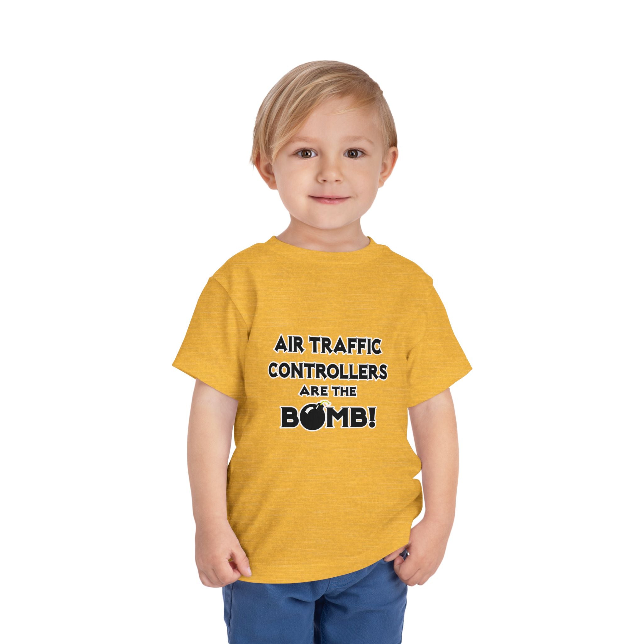 Air Traffic Controllers Are The Bomb! - Toddler Short Sleeve Tee