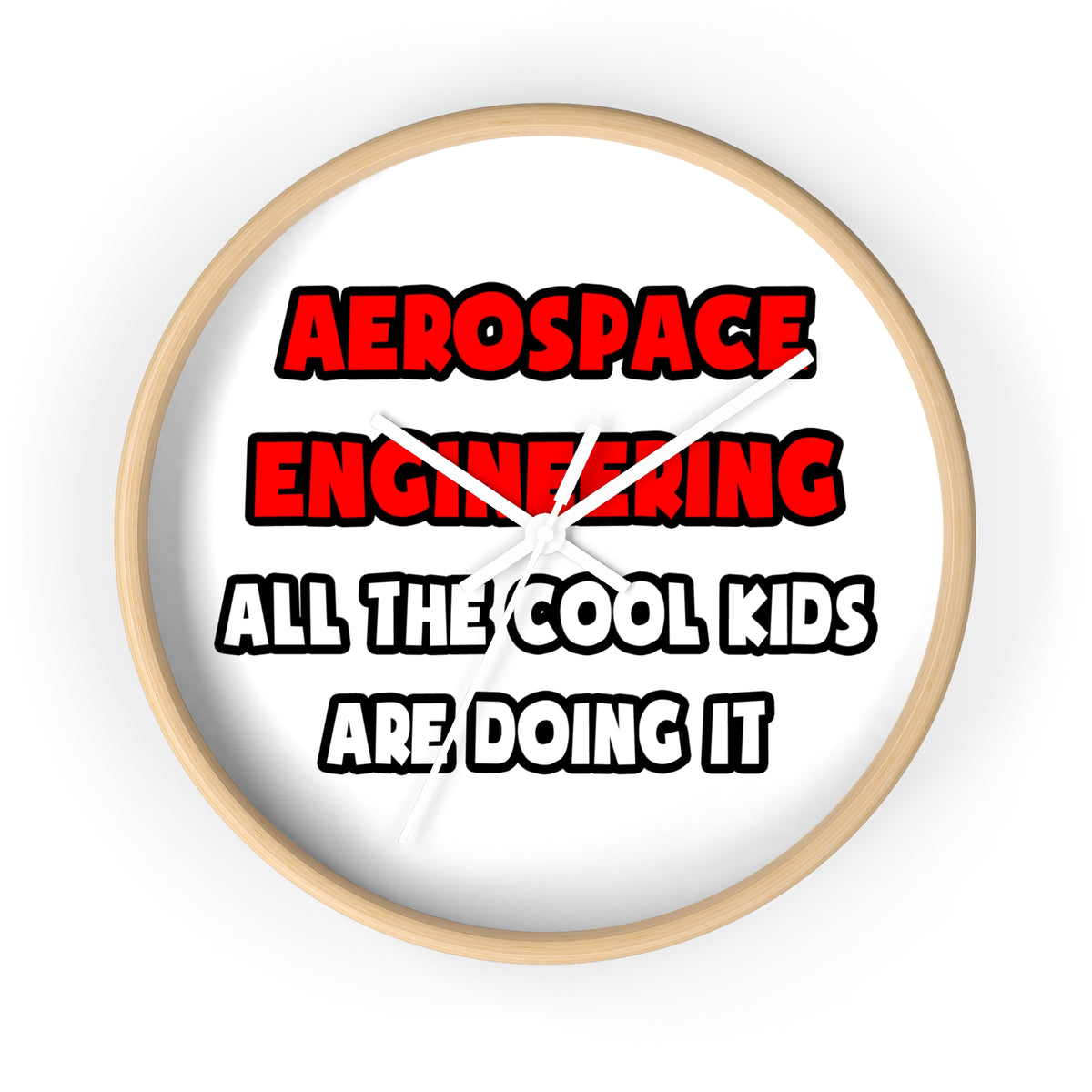 Funny Aerospace Engineer Shirts and Gifts - Wall Clock