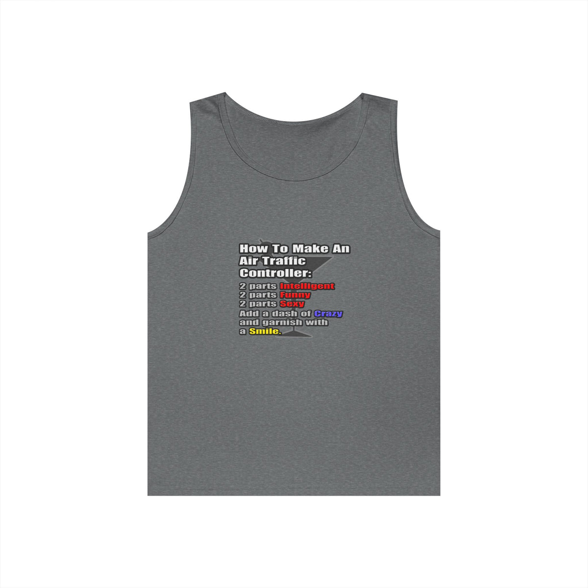 How To Make an Air Traffic Controller - Unisex Heavy Cotton Tank Top