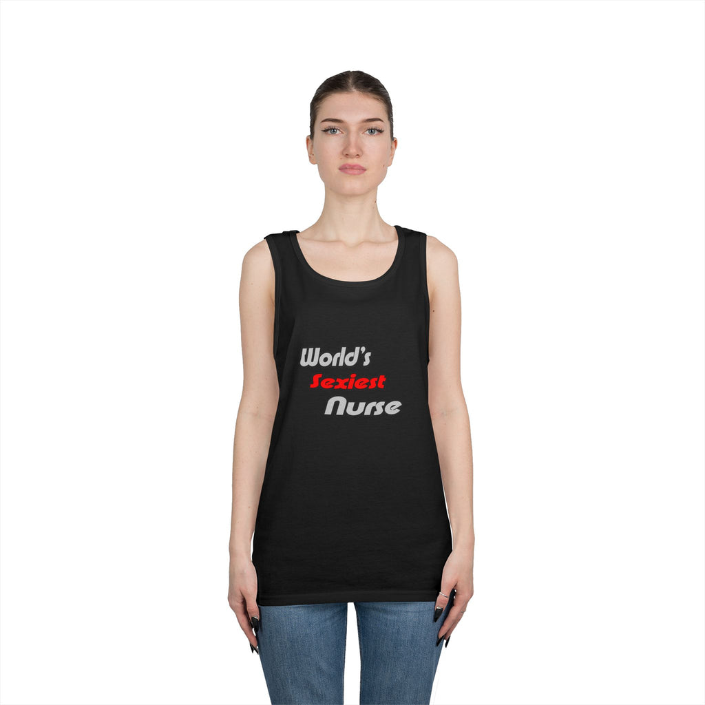 World's Sexiest Nurse - Unisex Heavy Cotton Tank Top