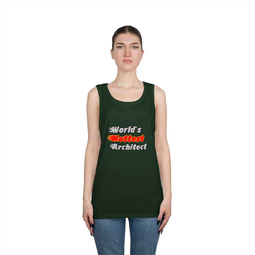 World's Hottest Architect - Unisex Heavy Cotton Tank Top