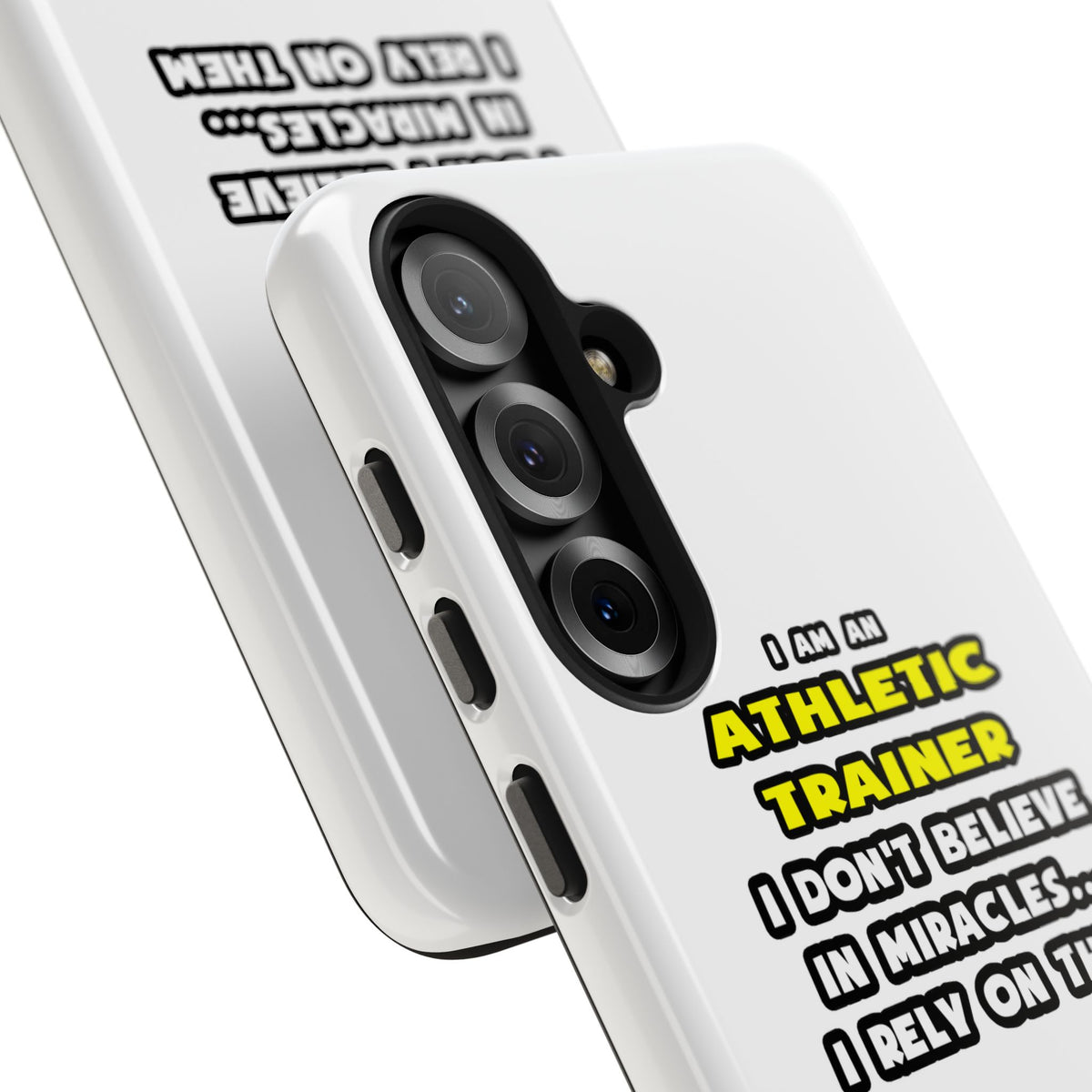 Miracles and Athletic Trainers ... Funny - Tough Phone Cases