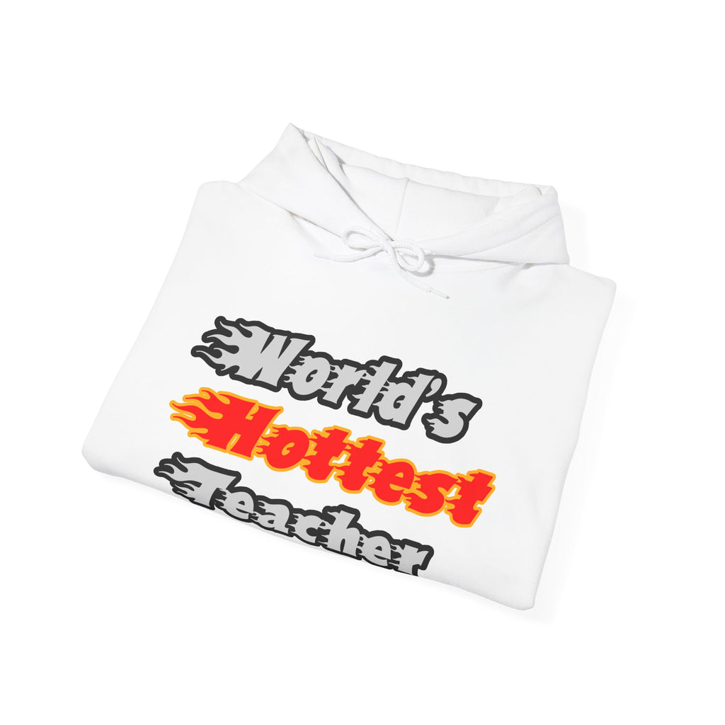 World's Hottest Teacher - Unisex Heavy Blend™ Hooded Sweatshirt