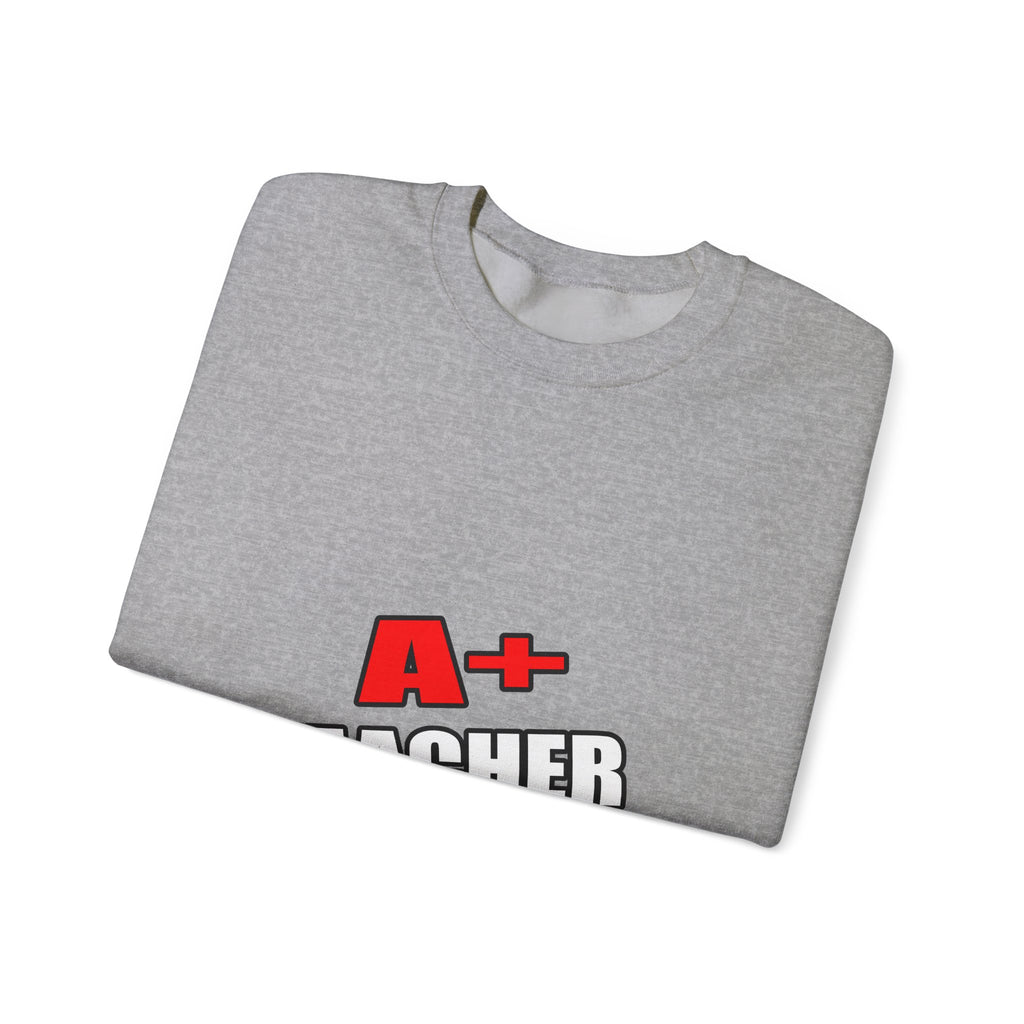 a plus teacher - Unisex Heavy Blend™ Crewneck Sweatshirt