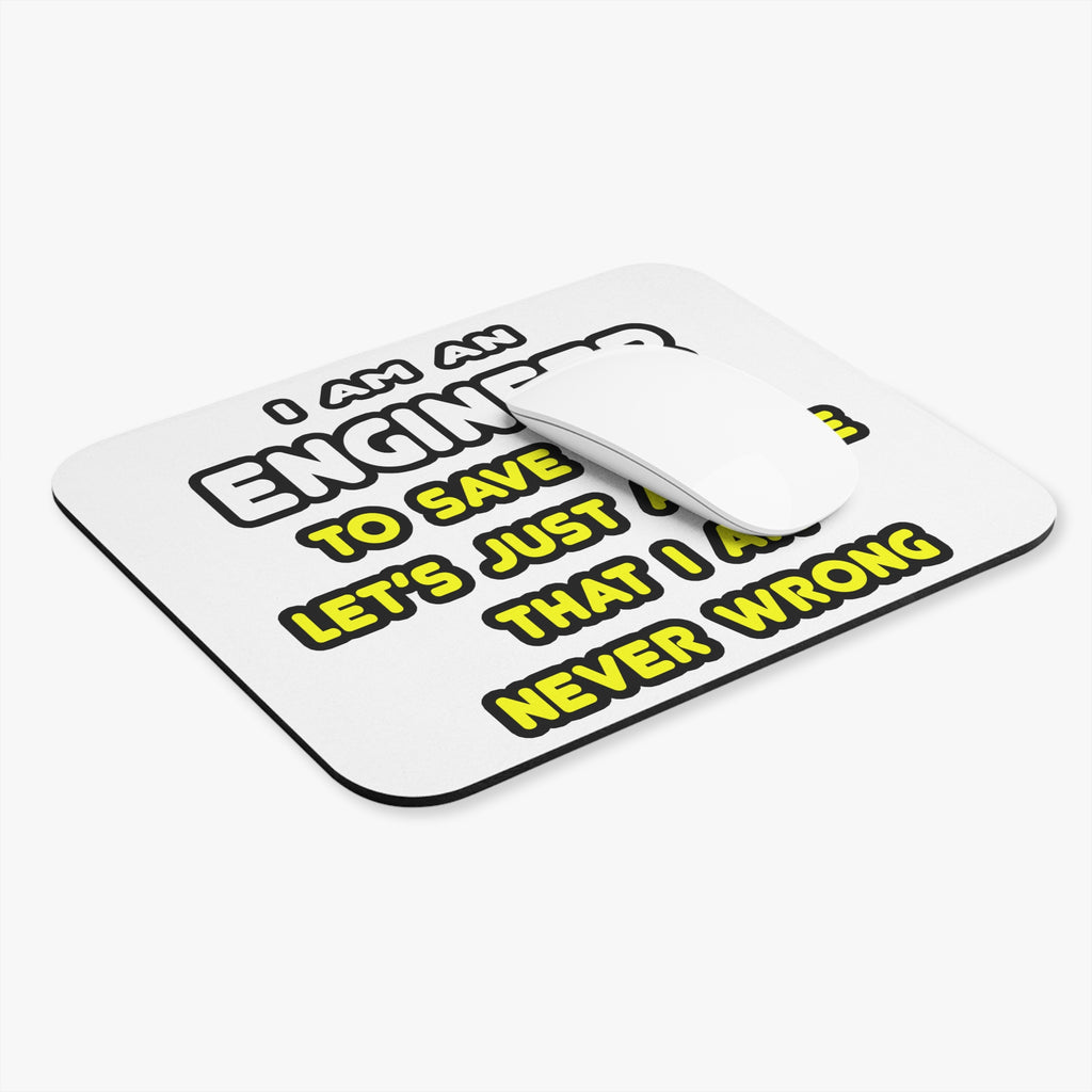 Funny Engineer T Shirts and Gifts - Mouse Pad (Rectangle)