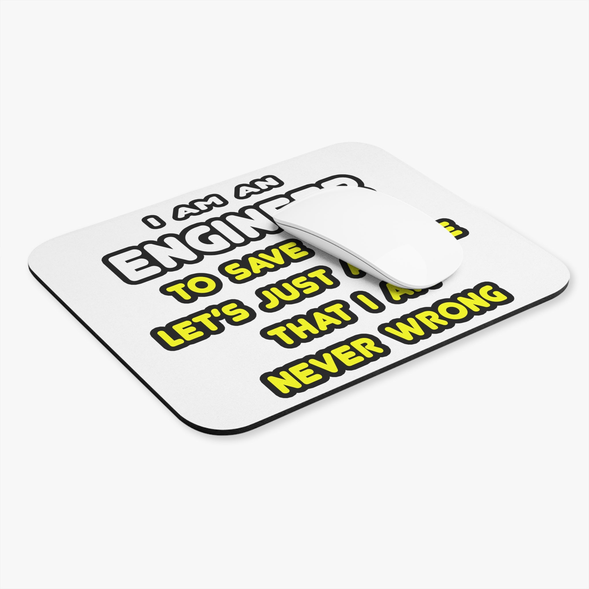 Funny Engineer T Shirts and Gifts - Mouse Pad (Rectangle)