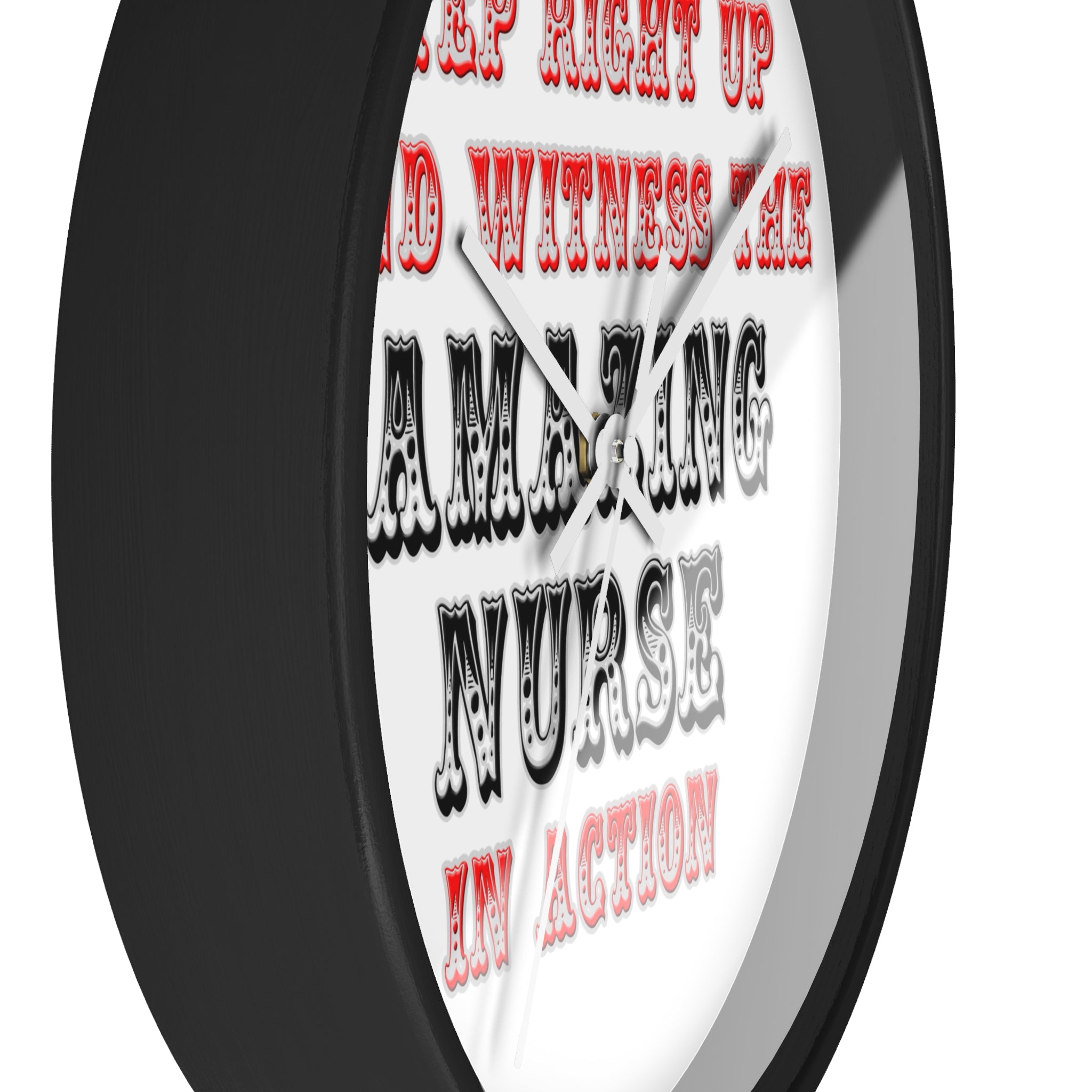 Amazing Nurse In Action - Wall Clock