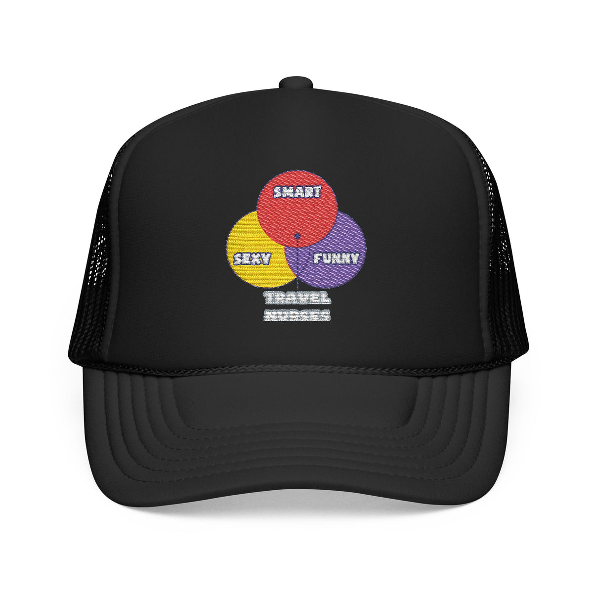 Venn Diagram .. Travel Nurses - Foam Trucker Hat