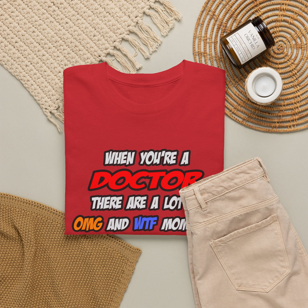 Doctor .. OMG WTF LOL - Unisex Heavy Cotton Tee