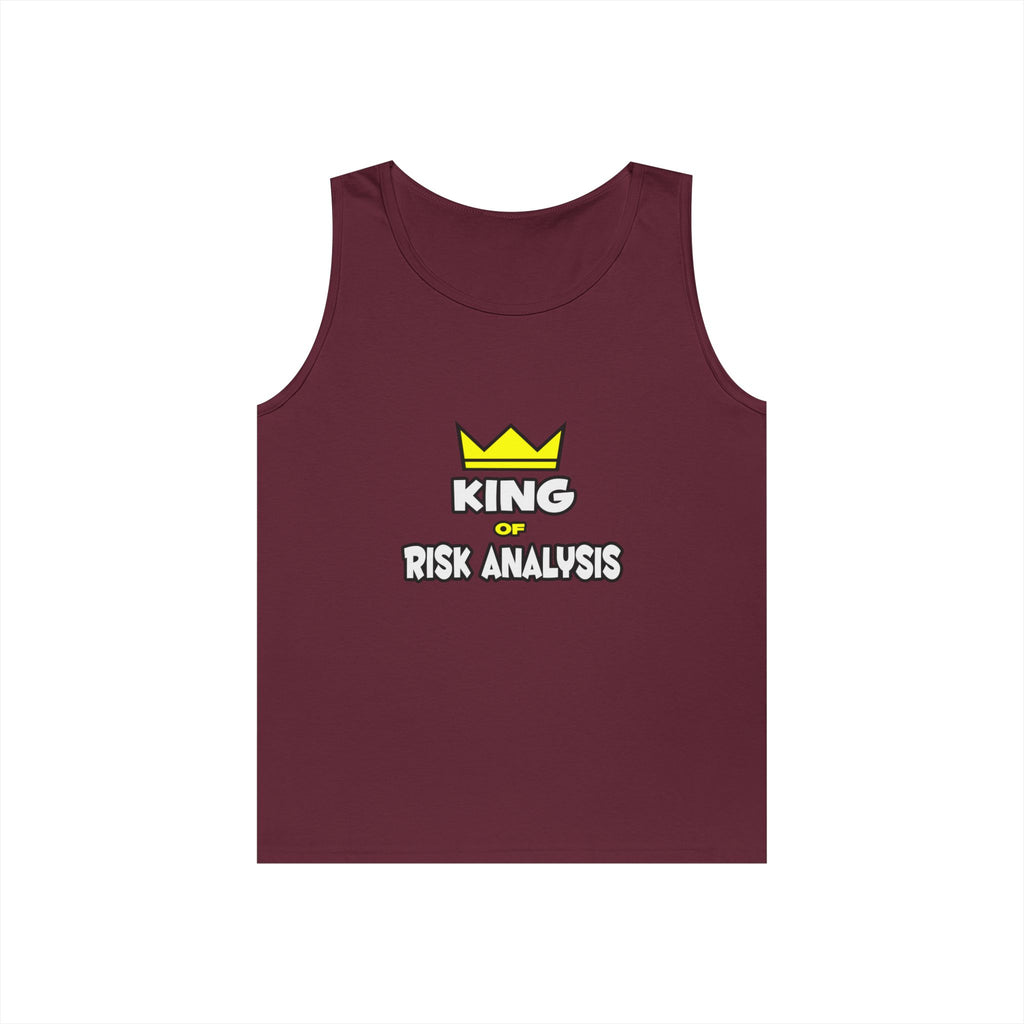 King of Risk Analysis - Unisex Heavy Cotton Tank Top
