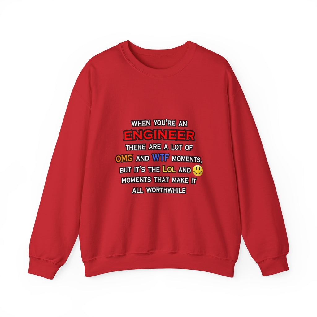 Engineer ... OMG WTF LOL - Unisex Heavy Blend™ Crewneck Sweatshirt