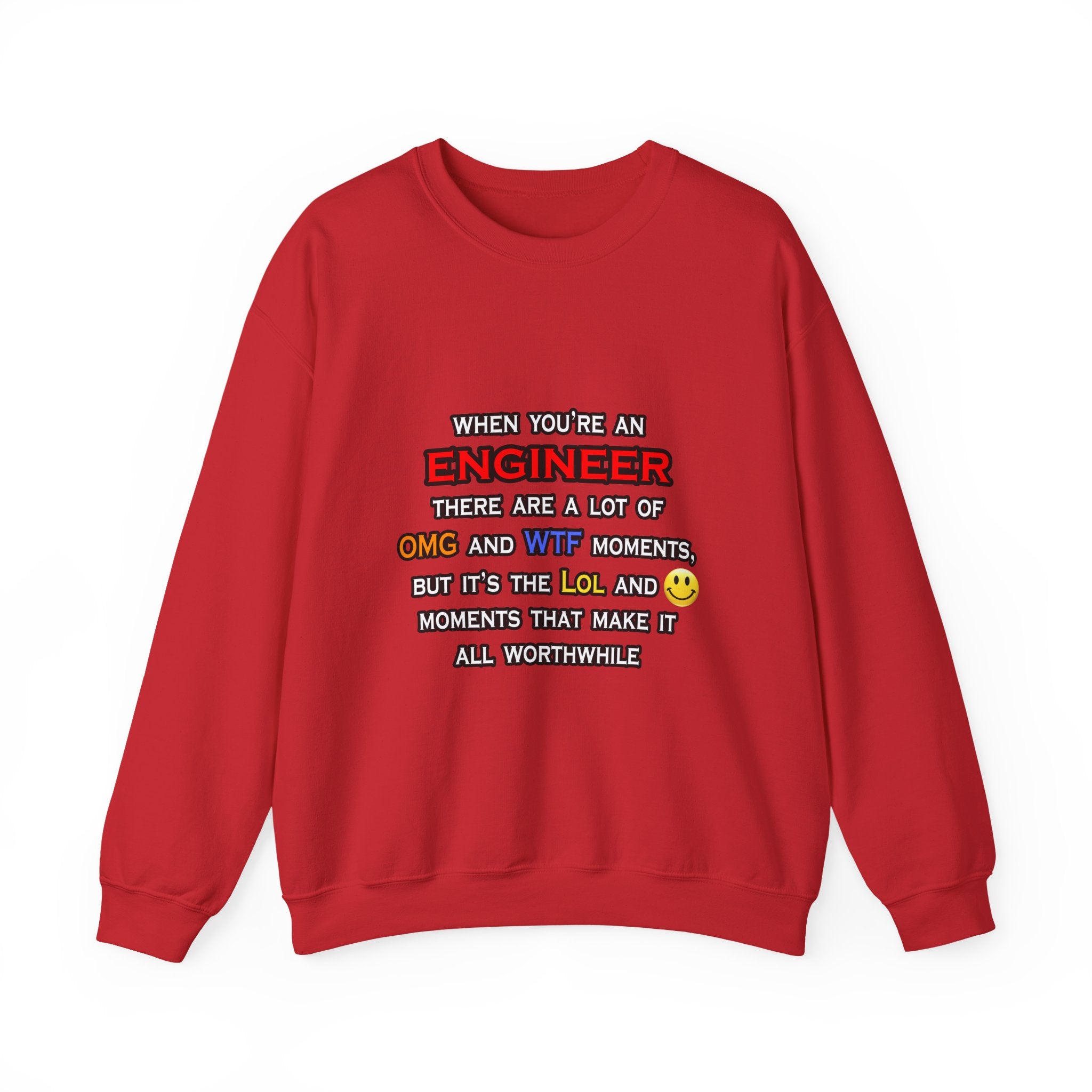 Engineer ... OMG WTF LOL - Unisex Heavy Blend™ Crewneck Sweatshirt