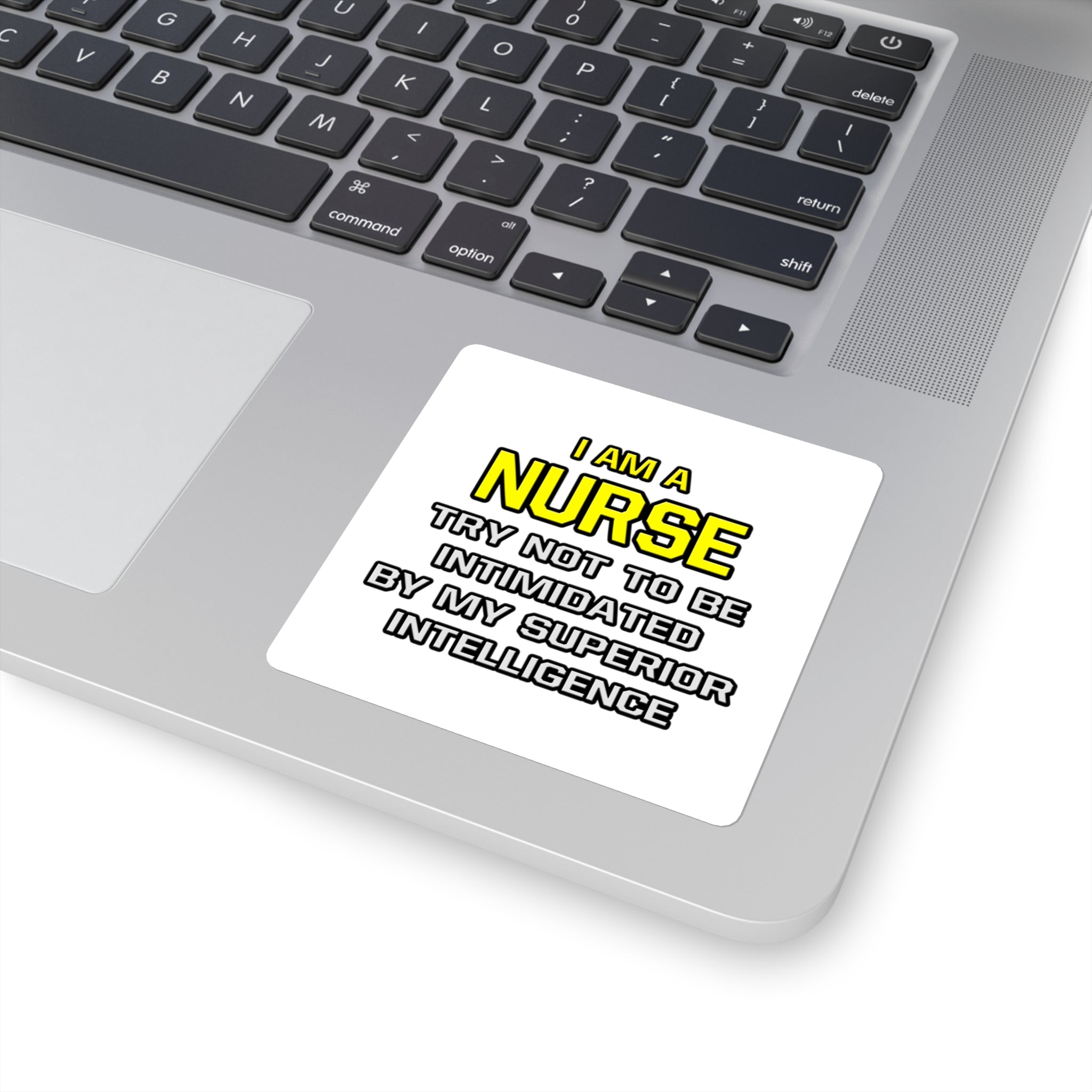 Nurse...Superior Intelligence - Square Stickers