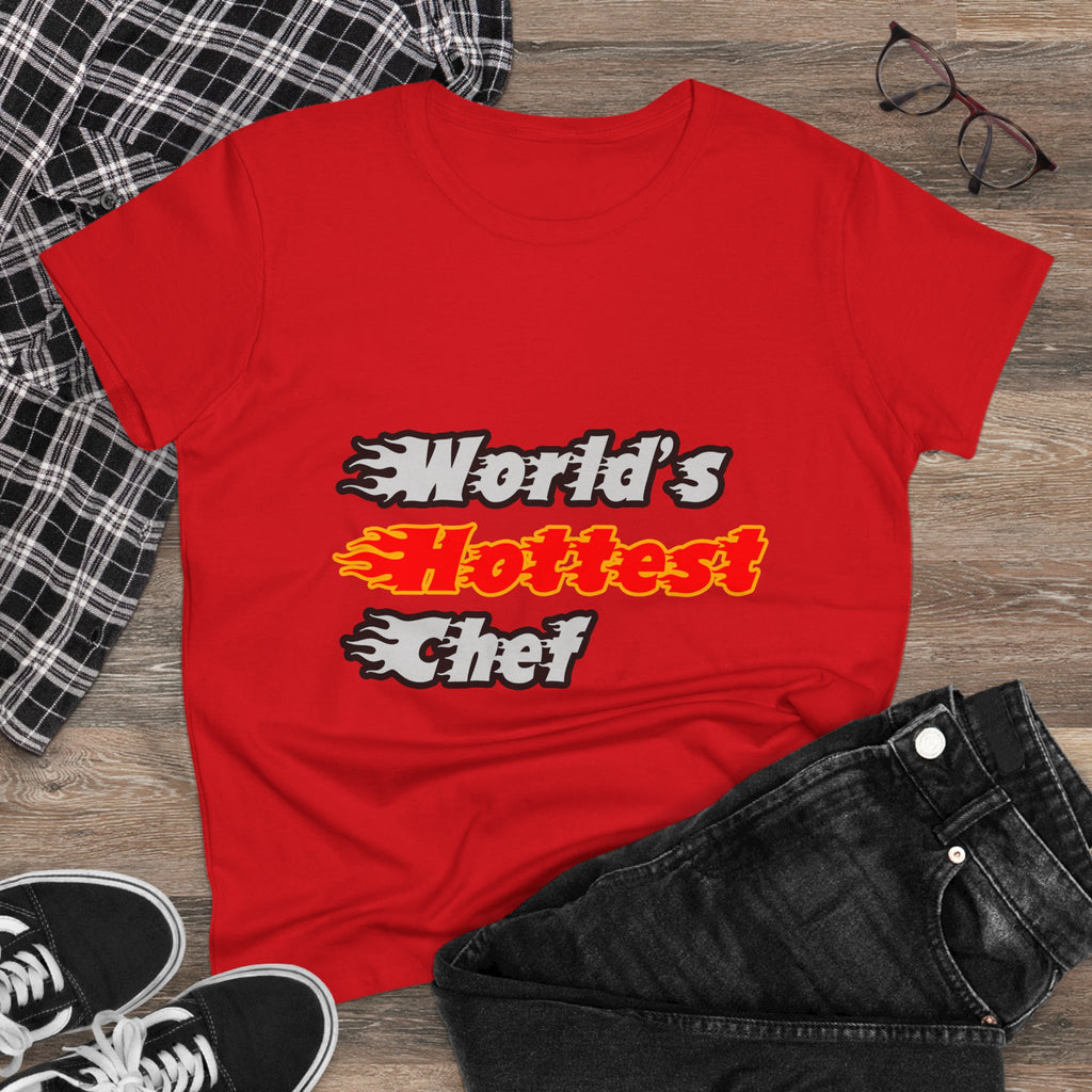 World's Hottest Chef - Women's Midweight Cotton Tee