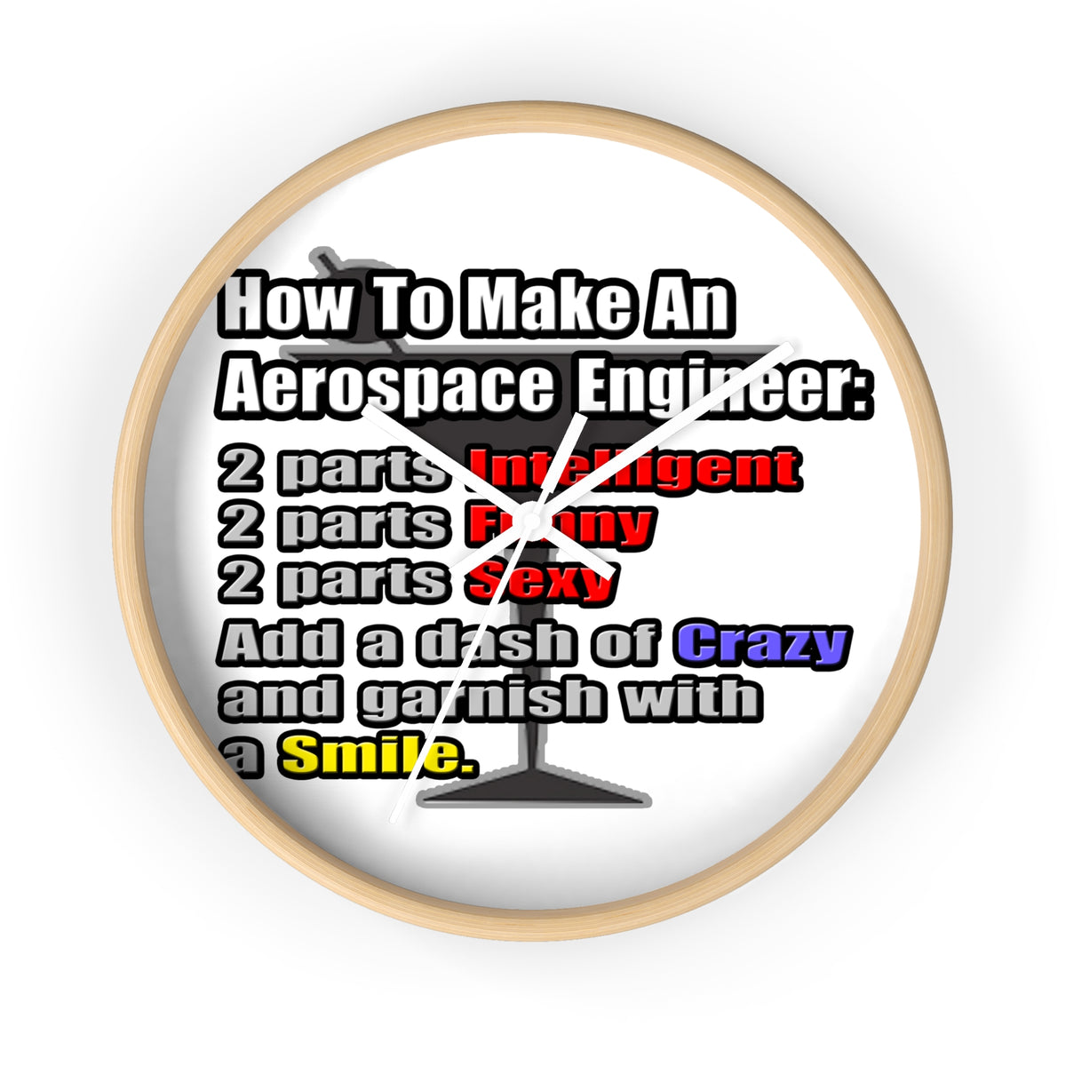 How To Make an Aerospace Engineer - Wall Clock