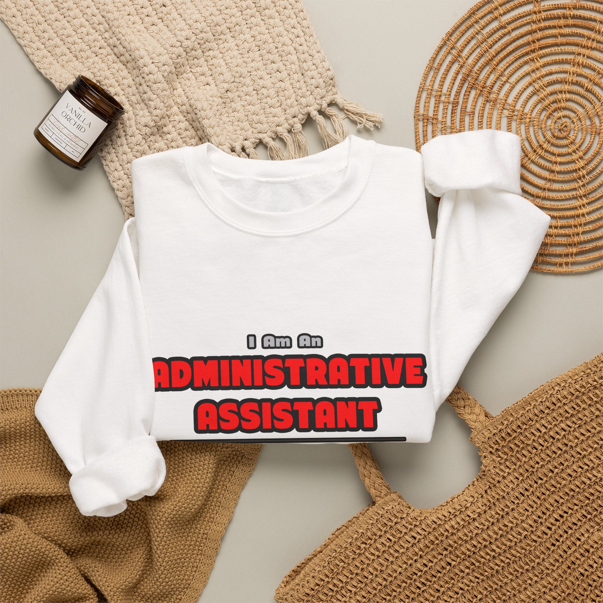 Administrative Assistant...Work My Magic - Unisex Heavy Blend™ Crewneck Sweatshirt