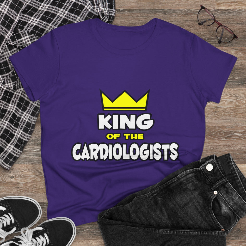 King of the Cardiologists - Women's Midweight Cotton Tee