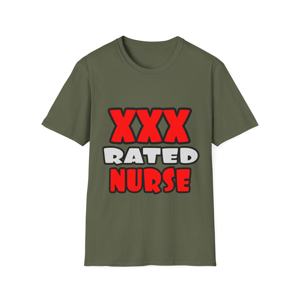 XXX Rated Nurse - Unisex Softstyle T-Shirt