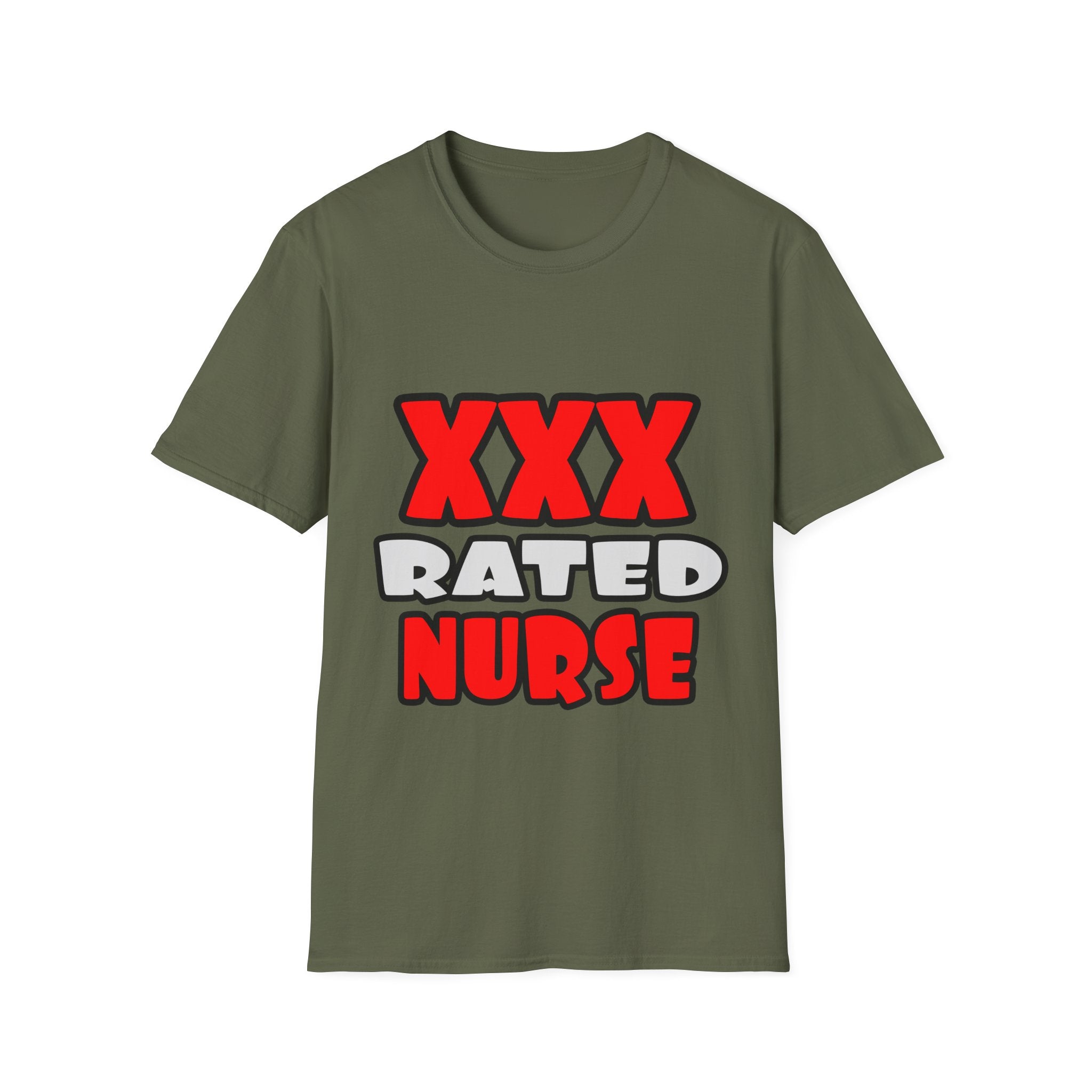 XXX Rated Nurse - Unisex Softstyle T-Shirt
