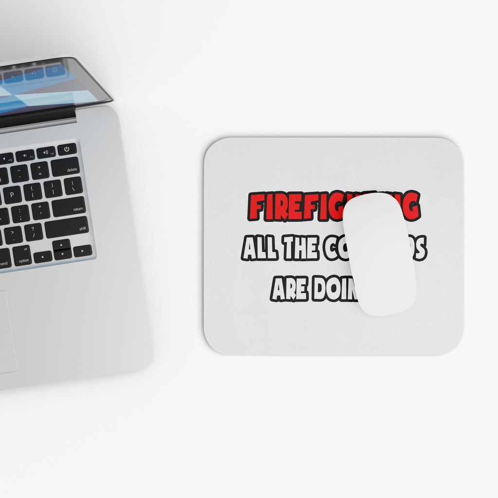 Funny Firefighter Shirts and Gifts - Mouse Pad (Rectangle)