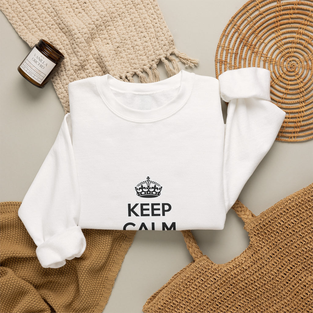 Keep Calm and Call a Nurse - Unisex Heavy Blend™ Crewneck Sweatshirt