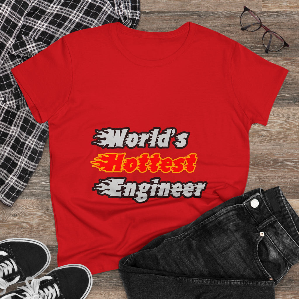World's Hottest Engineer - Women's Midweight Cotton Tee