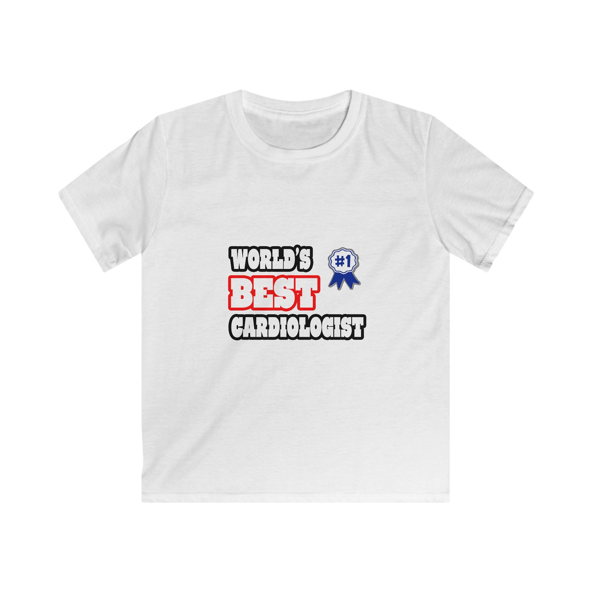 World's Best Cardiologist - Kids Softstyle Tee