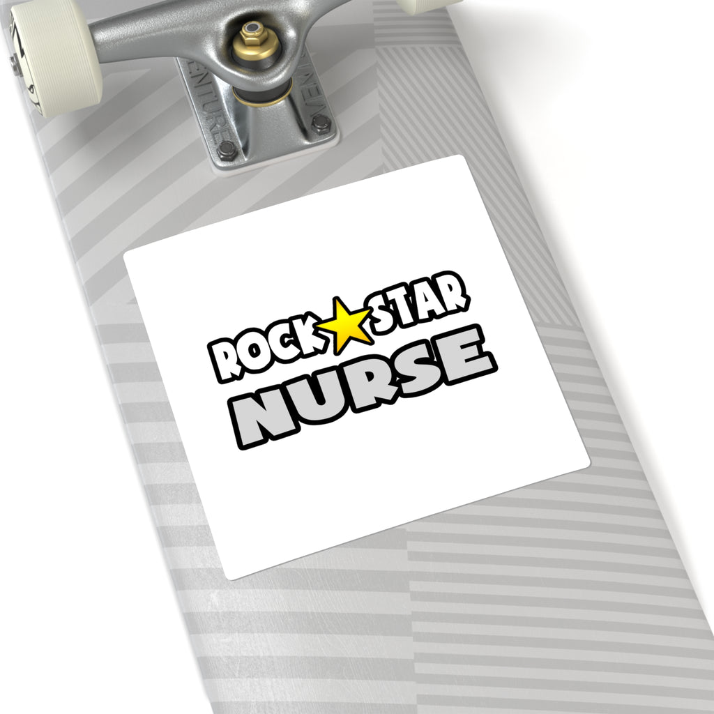 Rock Star Nurse (2) - Square Stickers