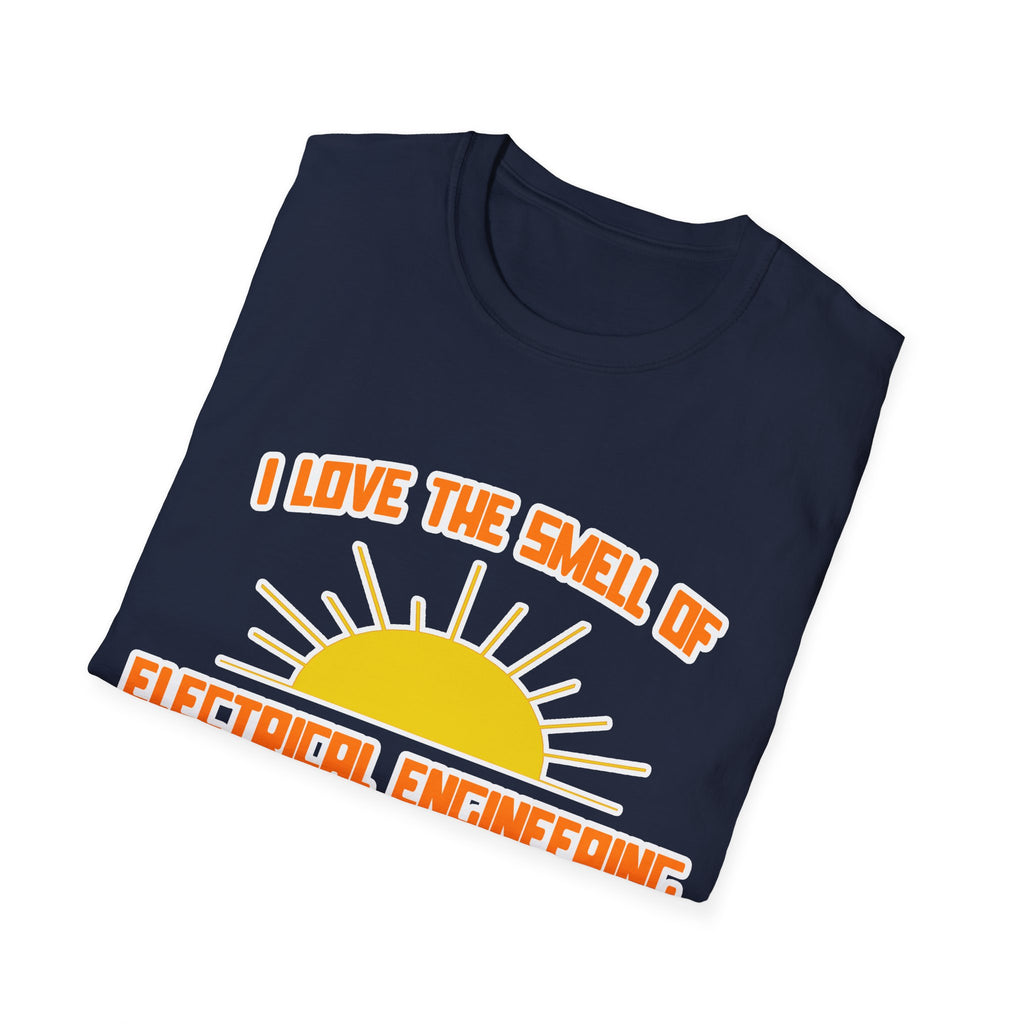 Smell of Electrical Engineering in the Morning - Unisex Softstyle T-Shirt
