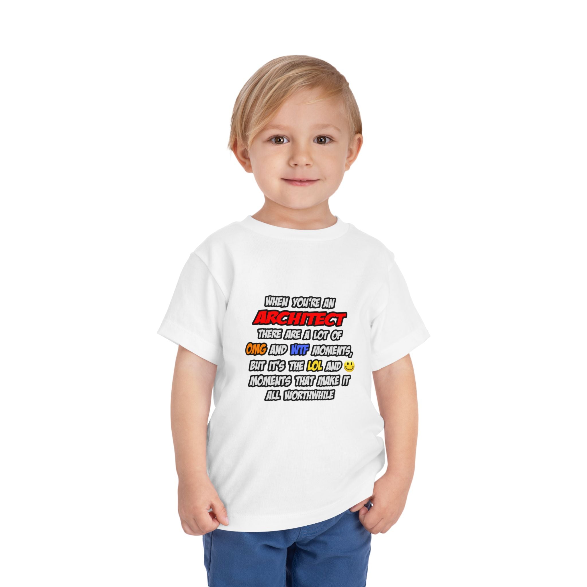 Architect .. OMG WTF LOL - Toddler Short Sleeve Tee