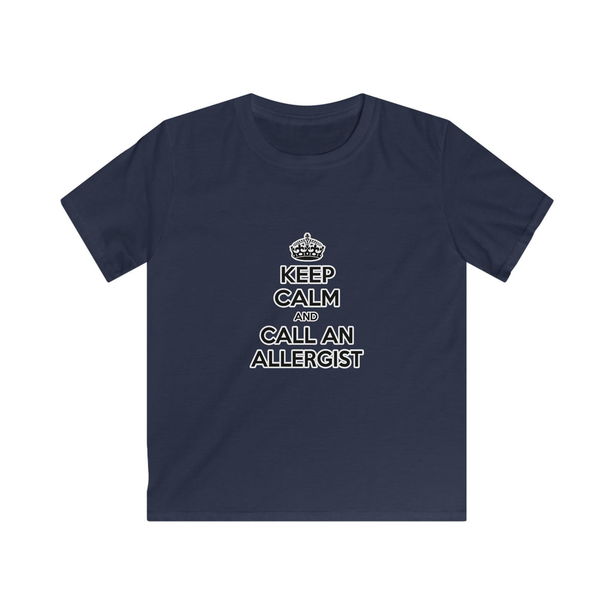 Keep Calm and Call an Allergist - Kids Softstyle Tee