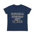 Electrical Engineers Are The Bomb! - Women's Midweight Cotton Tee