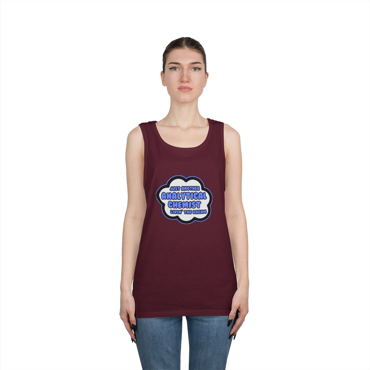 Analytical Chemist .. Livin' The Dream - Unisex Heavy Cotton Tank Top
