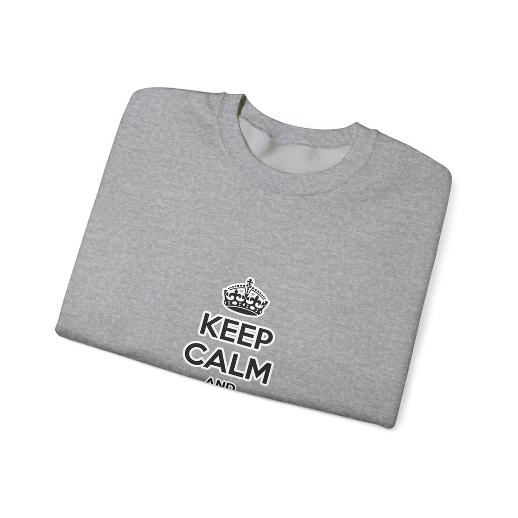 Keep Calm and Call a Nurse - Unisex Heavy Blend™ Crewneck Sweatshirt