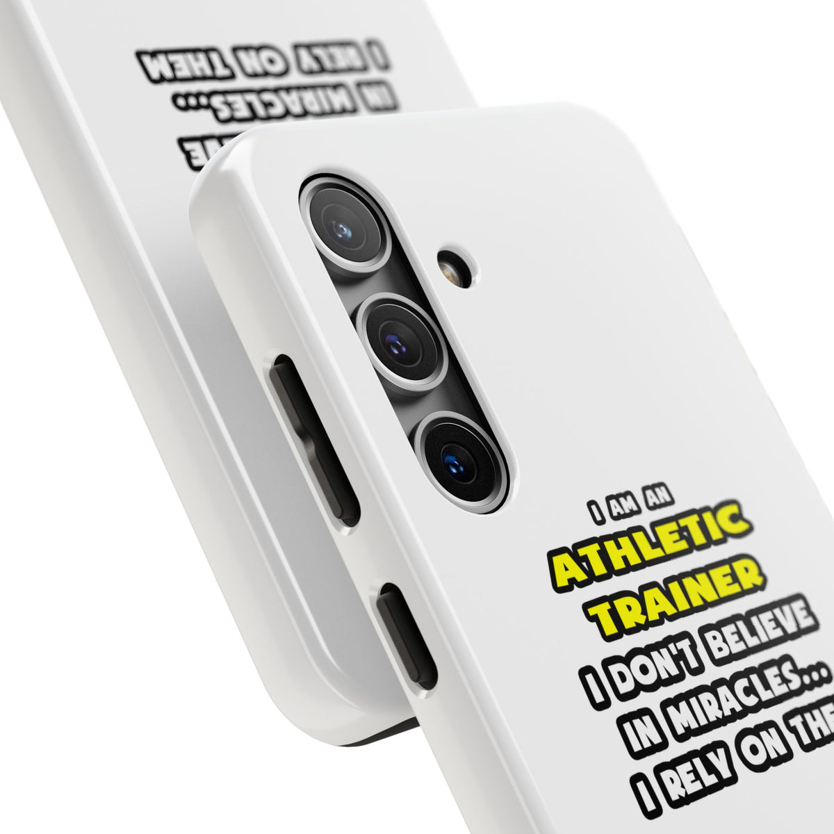 Miracles and Athletic Trainers ... Funny - Tough Phone Cases