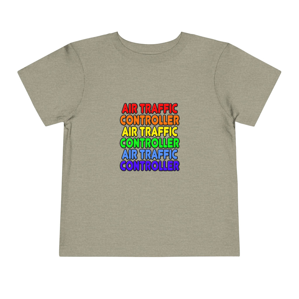 Rainbow Air Traffic Controller - Toddler Short Sleeve Tee