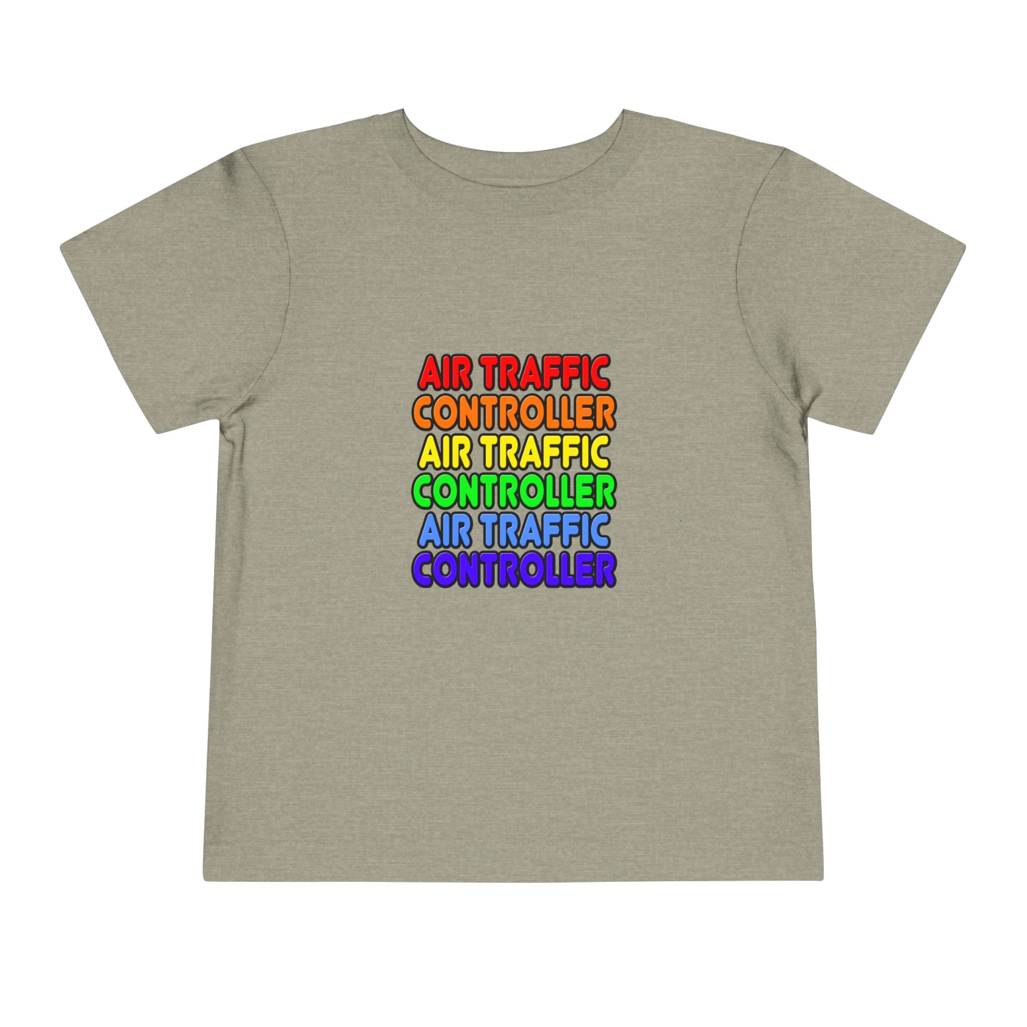 Rainbow Air Traffic Controller - Toddler Short Sleeve Tee