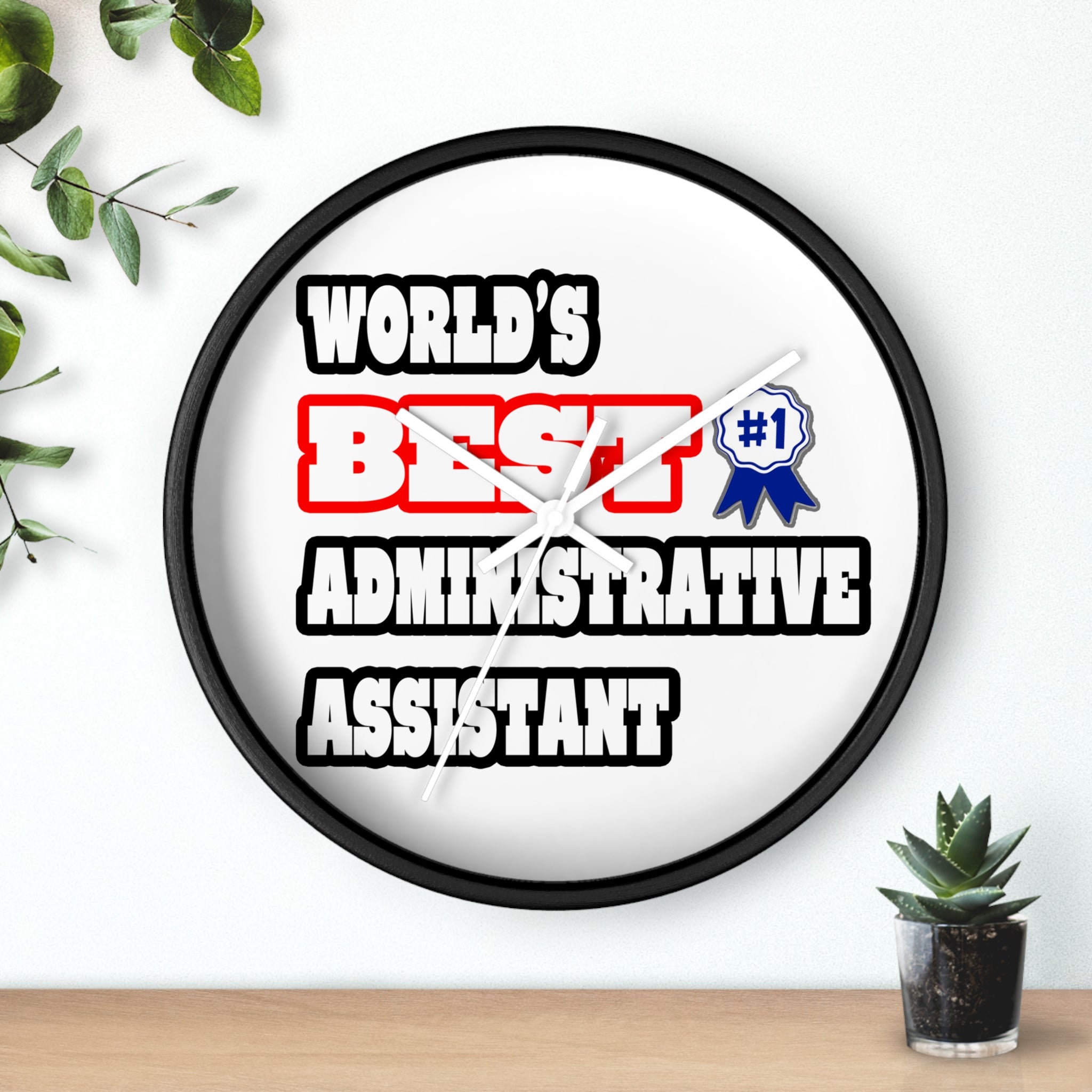 World's Best Administrative Assistant - Wall Clock